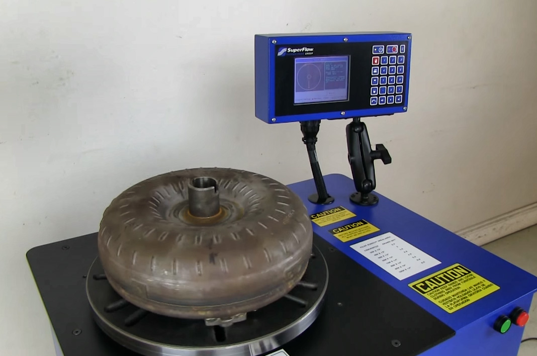 Нажмите для увеличения Процесс балнсировки гидротрансформатора