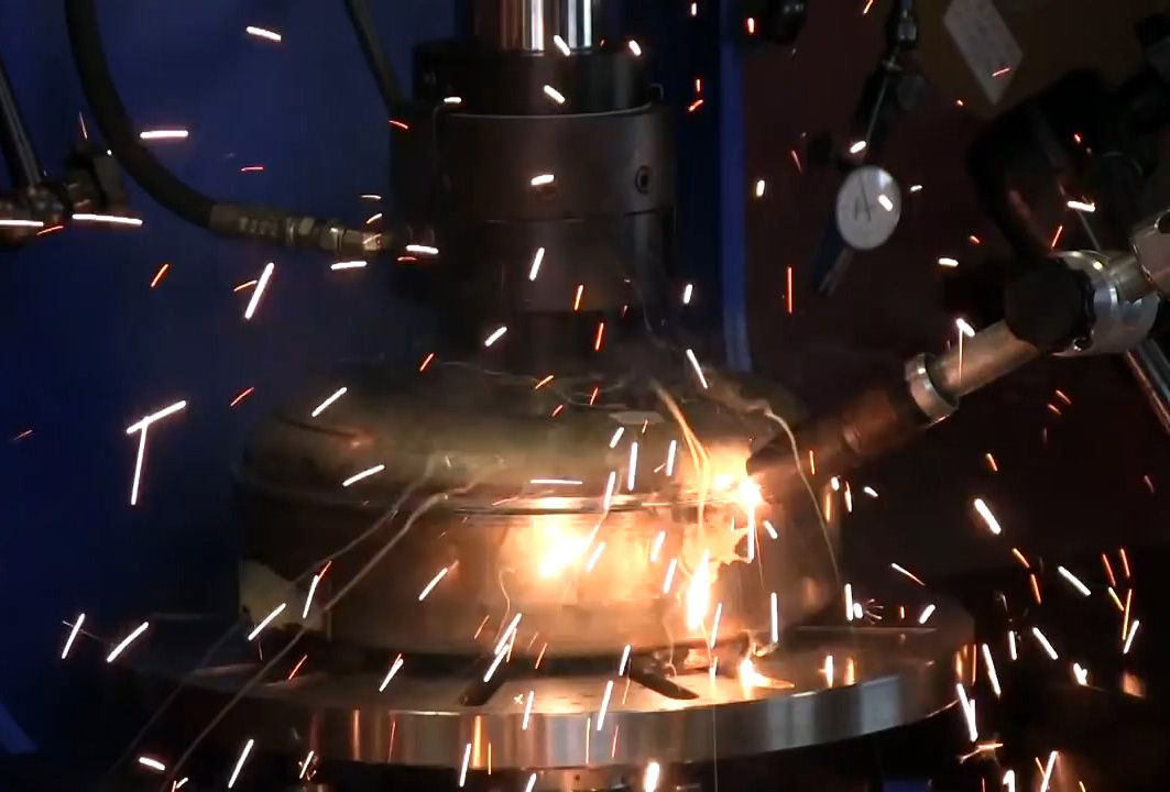 Нажмите для увеличения Сварка бублика после ремонта